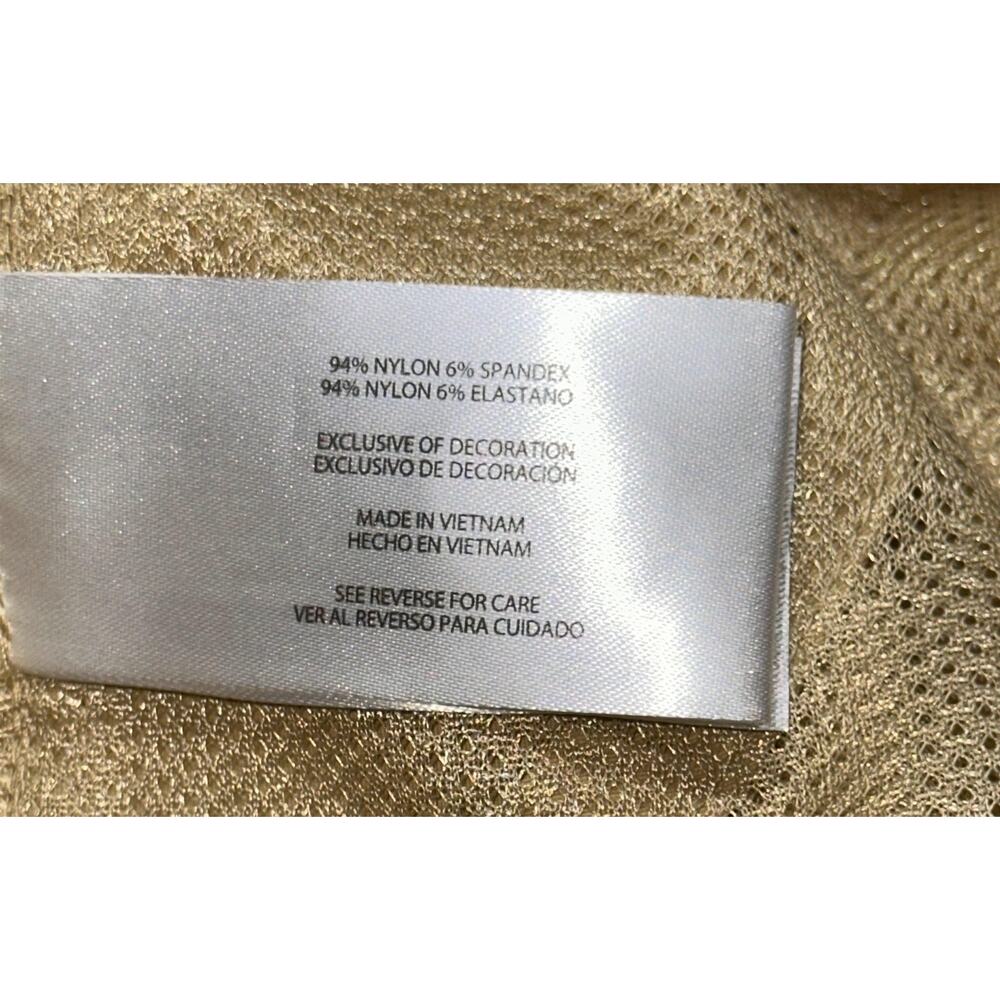 Eddie Bauer Cargo Pocket Shorts Womens 14 Beige Nylon Stretch Hiking Travel - Picture 5 of 8